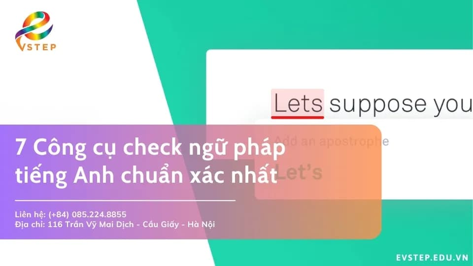 7 Công cụ check ngữ pháp tiếng Anh chuẩn xác