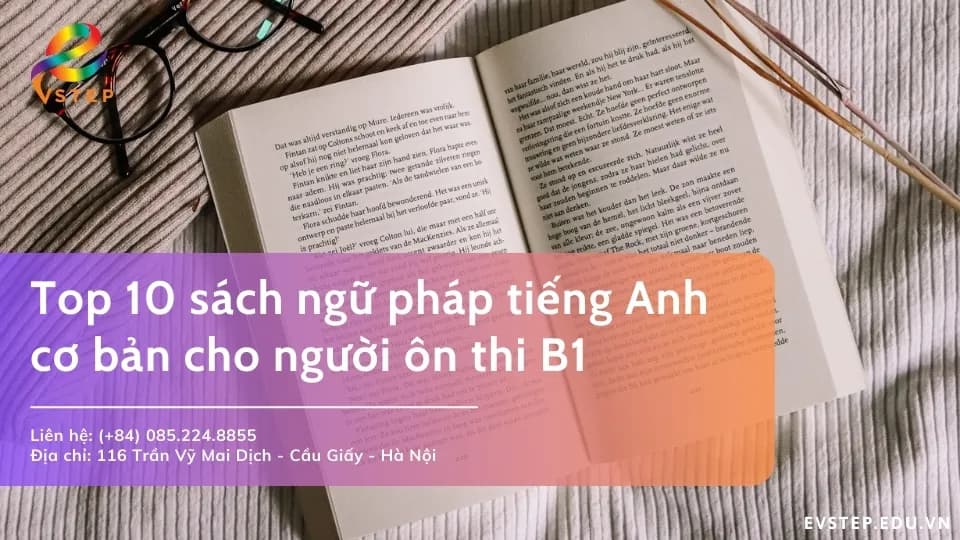 10 sách ngữ pháp tiếng Anh cơ bản cho người ôn thi B1