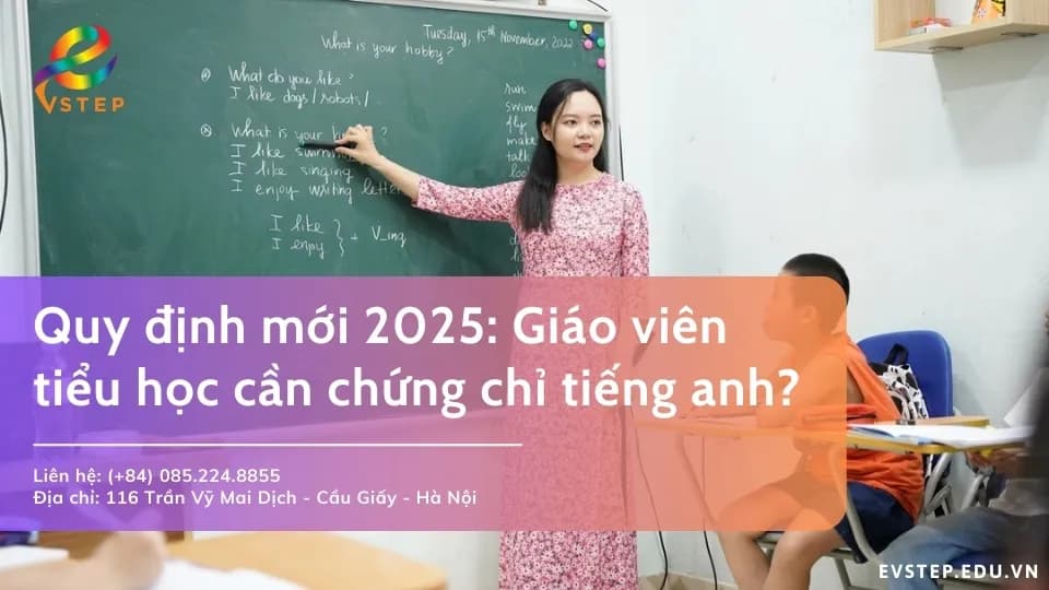 Giáo viên tiểu học có cần chứng chỉ tiếng anh không?
