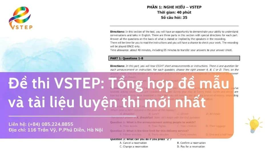Đề thi VSTEP: Tổng hợp đề luyện thi mới nhất [2026]