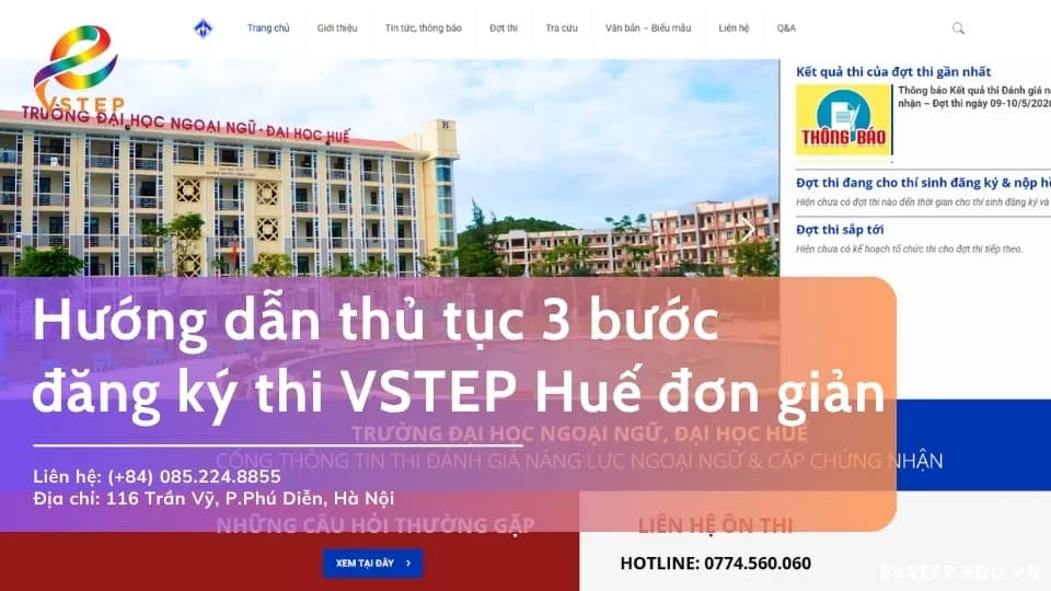 Hướng dẫn đăng ký thi VSTEP Huế chính xác ngay từ lần đầu