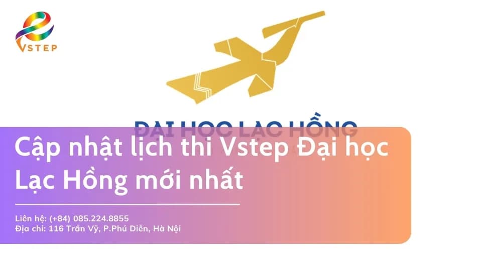 Lịch thi Vstep Đại học Lạc Hồng năm 2026