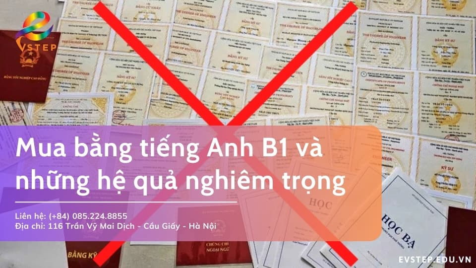 Mua bằng tiếng Anh B1 và những hệ quả