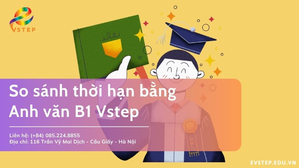 So sánh thời hạn bằng Anh văn B1 với các chứng chỉ phổ biến nhất