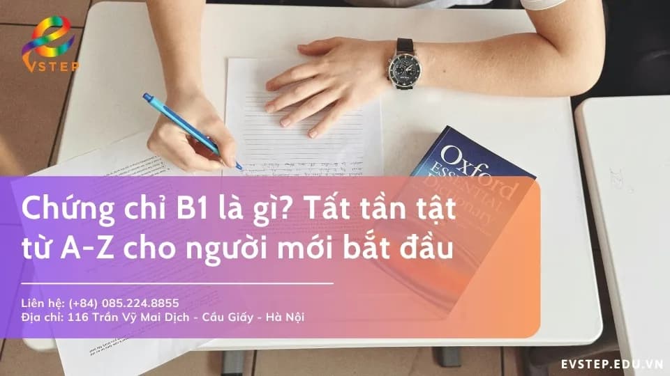 Chứng chỉ B1 là gì? Tất tần tật từ A-Z cho người mới bắt đầu
