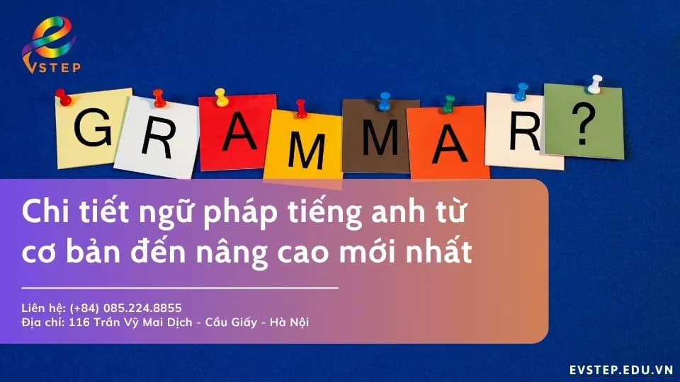 Trọn bộ ngữ pháp tiếng anh từ cơ bản đến nâng cao