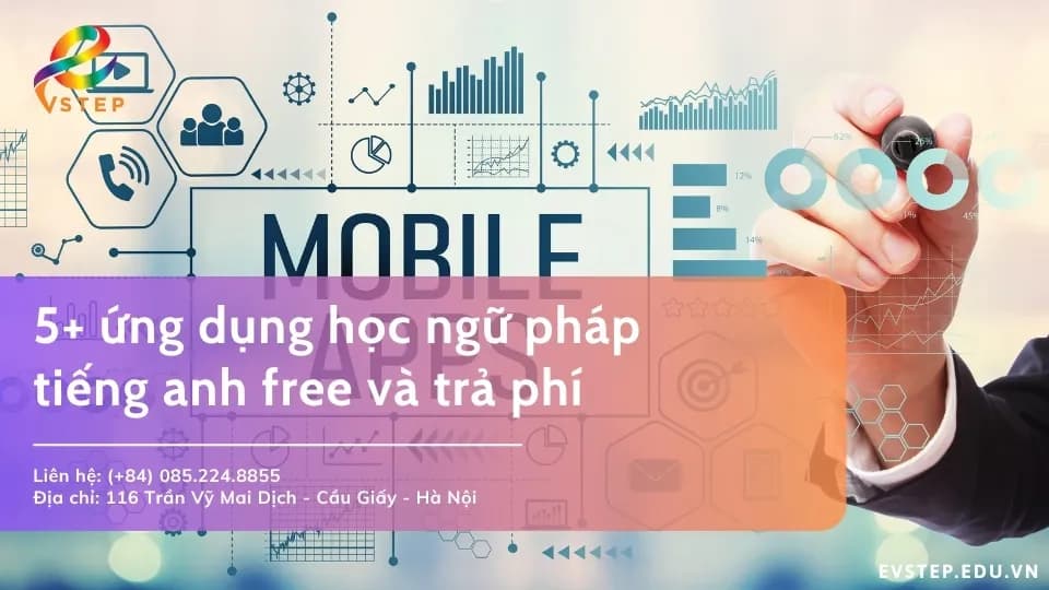 Ứng dụng học ngữ pháp tiếng anh free và trả phí