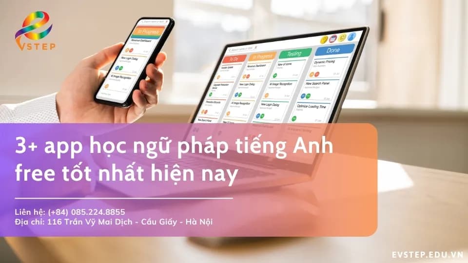 3+ app học ngữ pháp tiếng anh free, hiệu quả
