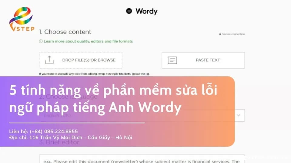 5 tính năng nổi bật của phần mềm sửa lỗi ngữ pháp tiếng Anh Wordy