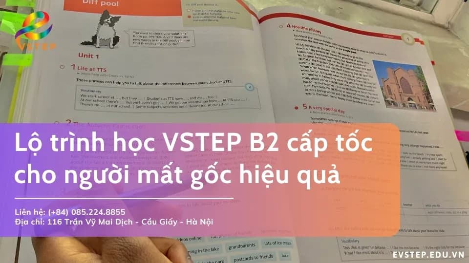 Lộ trình học VSTEP B2 cho người mất gốc hiệu quả