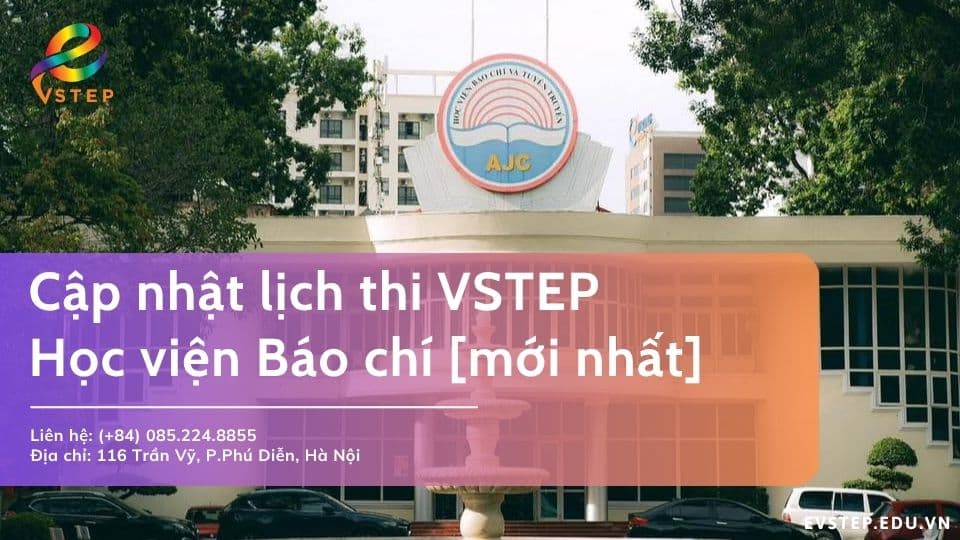 Cập nhật lịch thi VSTEP Học viện Báo chí năm 2026