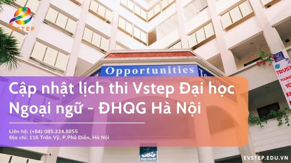 Lịch thi Vstep Đại học Ngoại ngữ Hà Nội năm 2026