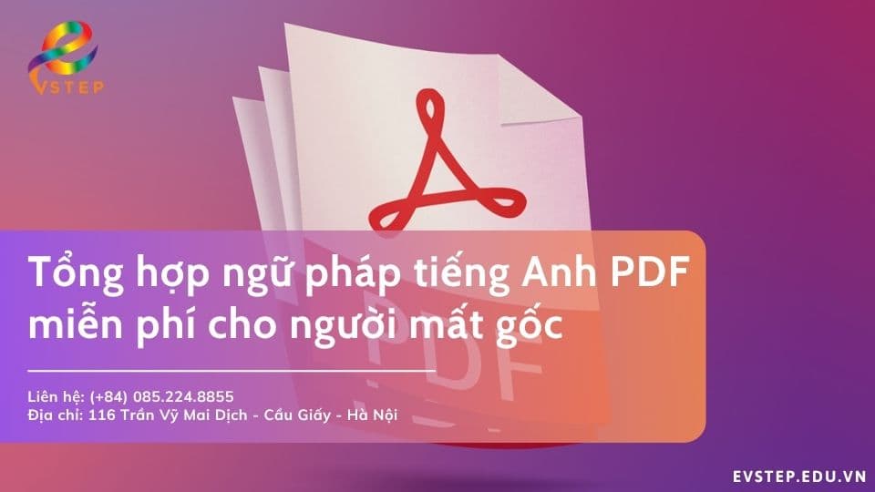 Tổng hợp ngữ pháp tiếng Anh PDF đầy đủ