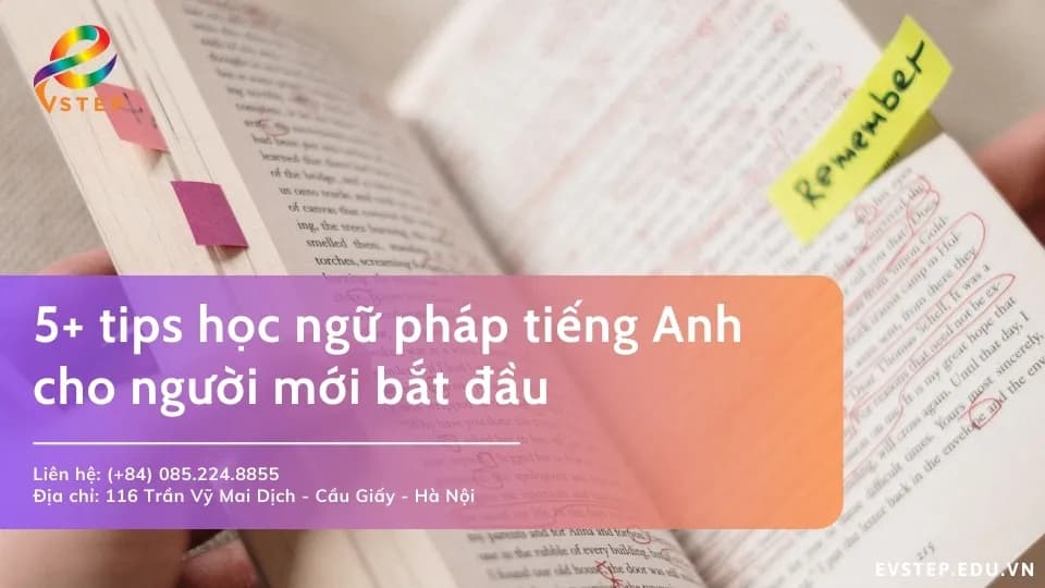 Bí quyết học ngữ pháp tiếng Anh cho người mới bắt đầu