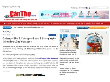 Đạt mục tiêu B1 Vstep chỉ sau 3 tháng luyện thi online cùng eVstep