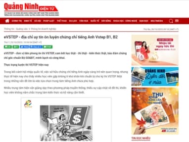 eVSTEP - địa chỉ uy tín ôn luyện chứng chỉ tiếng Anh Vstep B1, B2