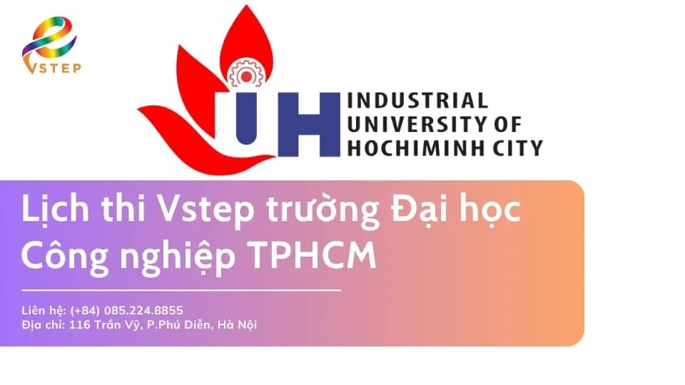 Lịch thi Vstep Đại học Công nghiệp TPHCM