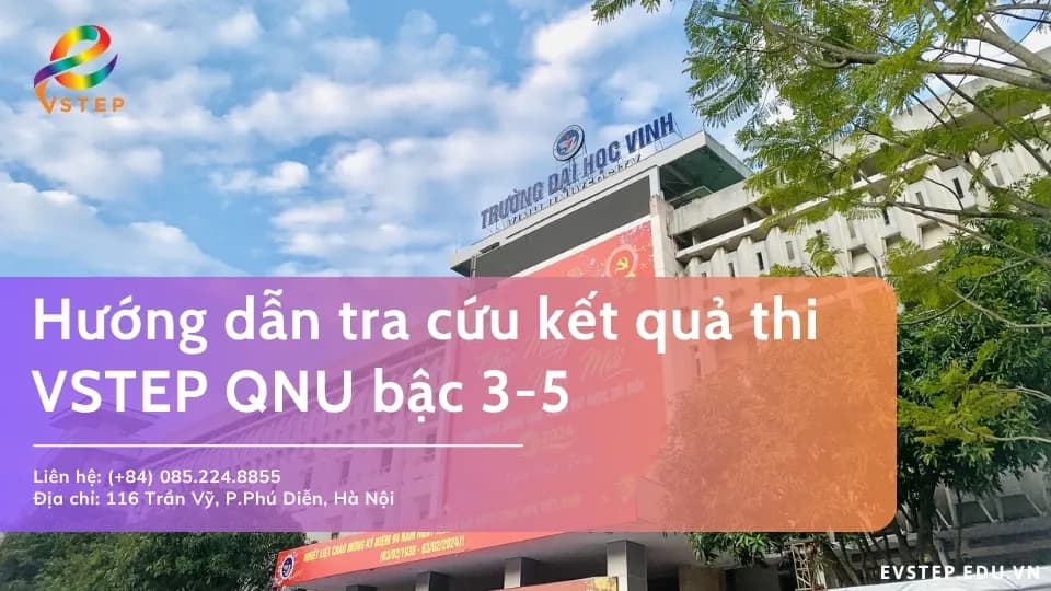 Hướng dẫn tra cứu kết quả thi VSTEP VINHUNI