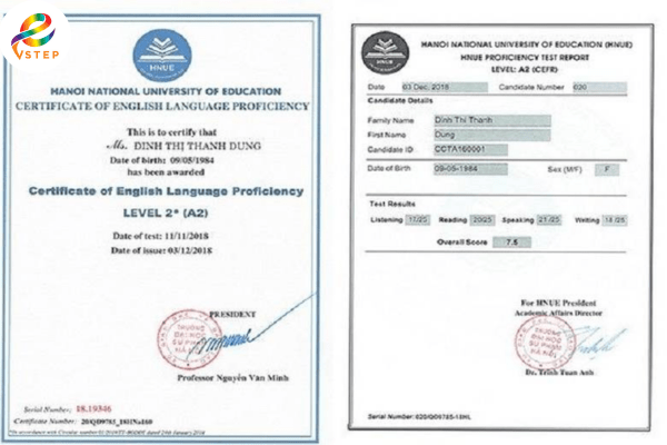 Chứng chỉ tiếng anh A2 khung châu Âu