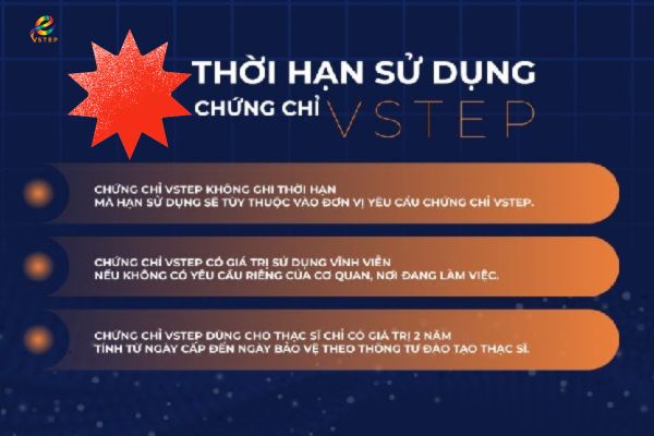Vstep có thời hạn bao lâu